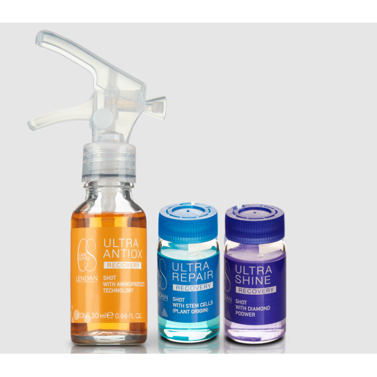 Концентрированный бустер для блеска волос Recovery Ultra Shine Shot Lendan 6x10 мл