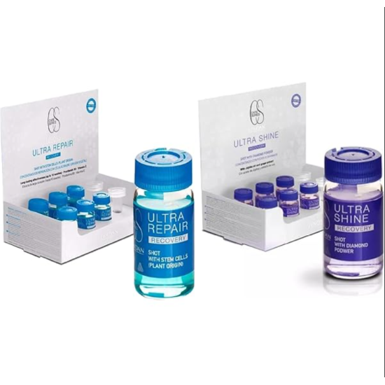 Концентрированный бустер для блеска волос Recovery Ultra Shine Shot Lendan 6x10 мл