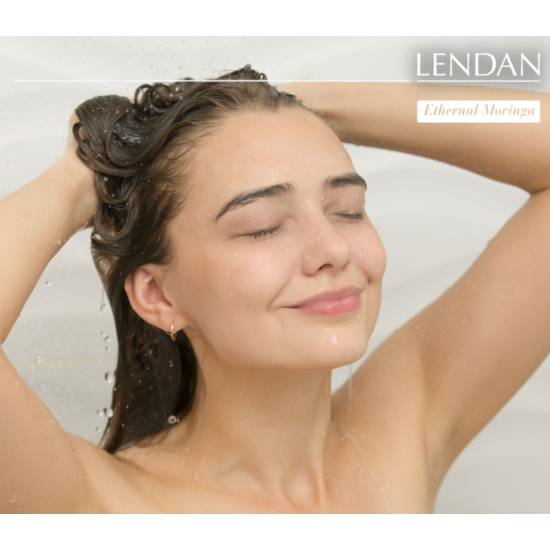 Крем-термозащита для волос с экстрактом моринги Moringa Repair Treatment Lendan 200 мл