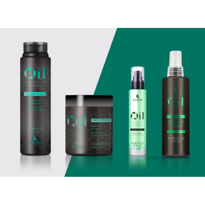 Крем-термозащита для волос с экстрактом моринги Moringa Repair Treatment Lendan 200 мл