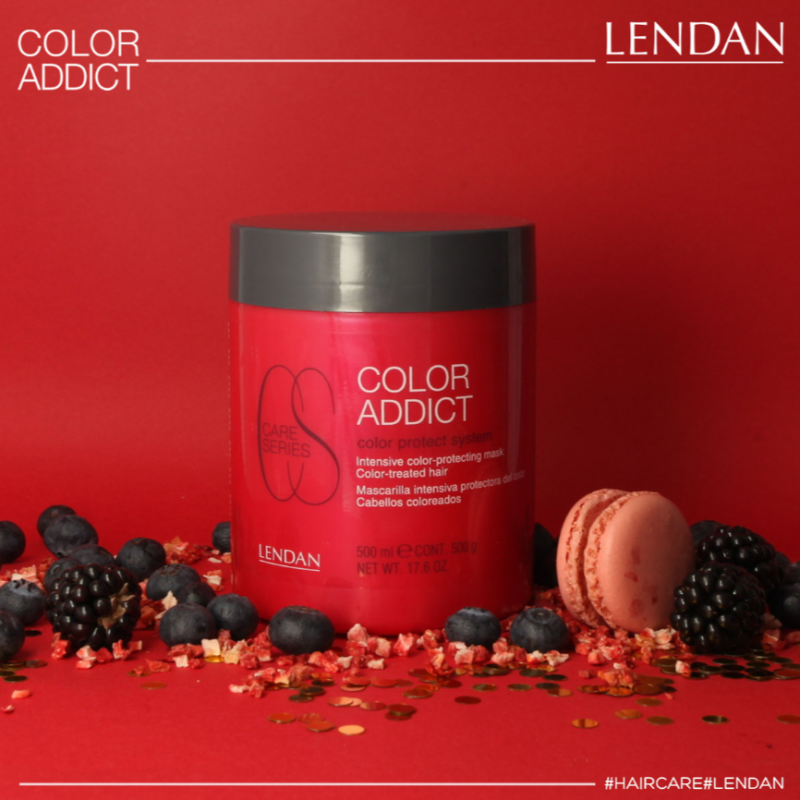 Маска для фарбованого волосся Intensive Color Addict Mask Lendan