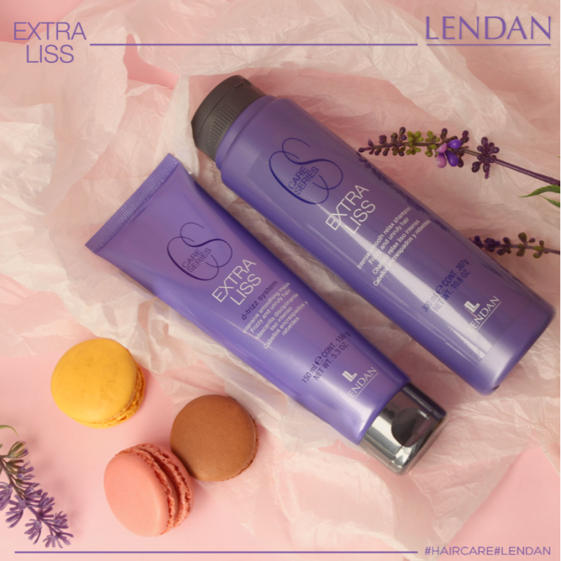 Маска для волос с разглаживающим эффектом Extra Liss Mask Lendan 