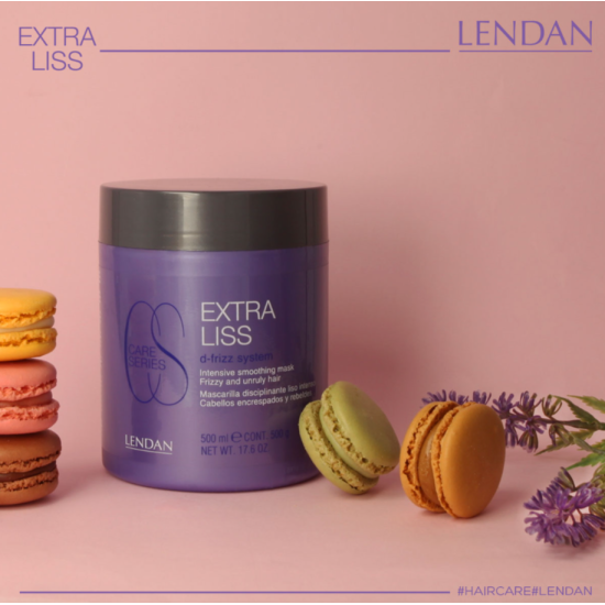 Маска для волос с разглаживающим эффектом Extra Liss Mask Lendan 