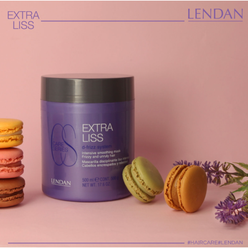 Маска для волос с разглаживающим эффектом Extra Liss Mask Lendan 