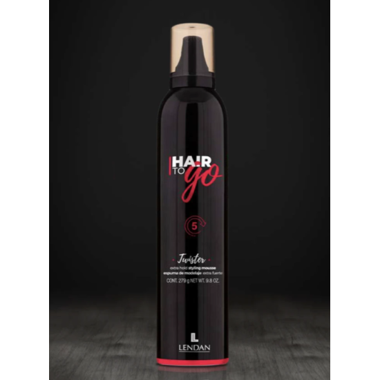 Мусс для волос моделирующий экстра-сильной фиксации Hair To Go Twister Lendan 300 мл