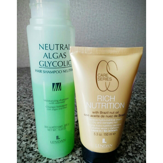 Несмываемый крем для интенсивного увлажнения волос Rich Nutrition Cream Lendan 150 мл