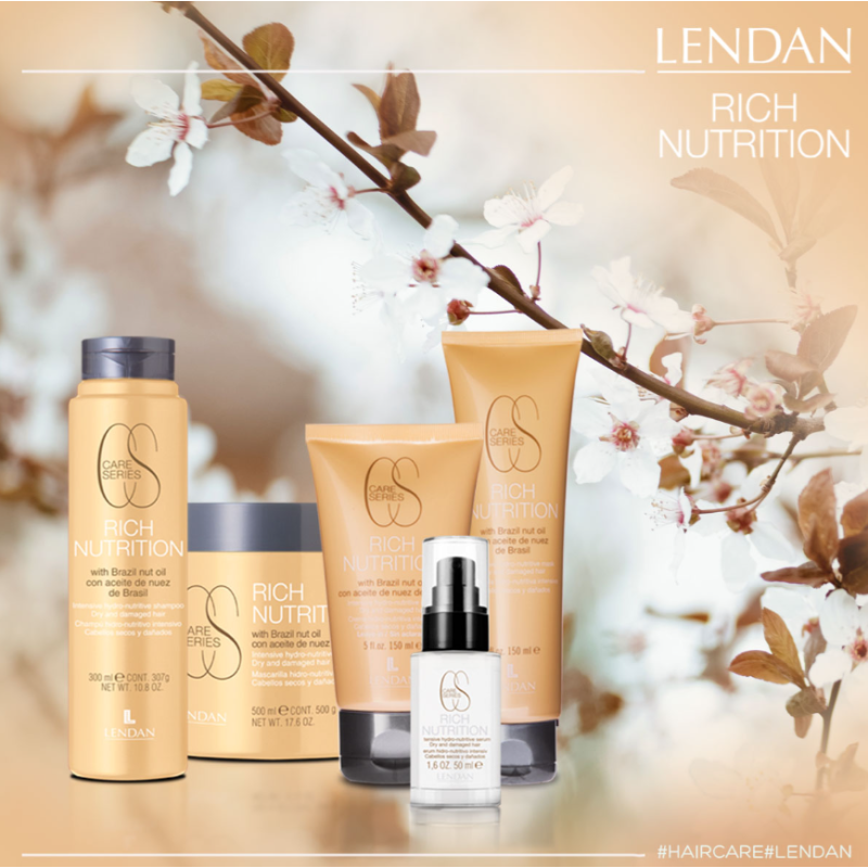Интенсивно питательный флюид для сухих волос Rich Nutrition Serum Lendan 50 мл