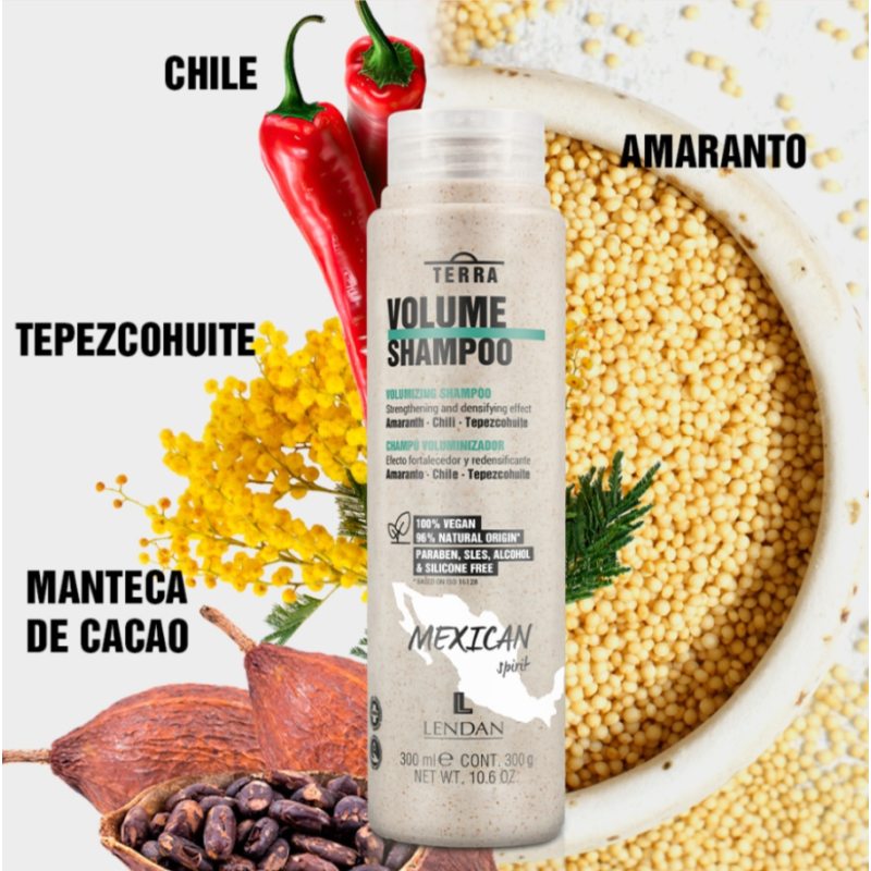 Шампунь для придания объема волосам Terra Volume Shampoo Lendan