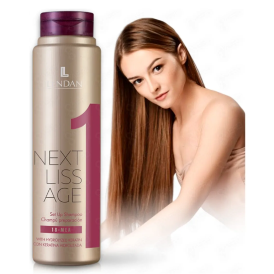 Шампунь для випрямлення волосся Next Liss Age Set Up Shampoo Lendan 300 мл