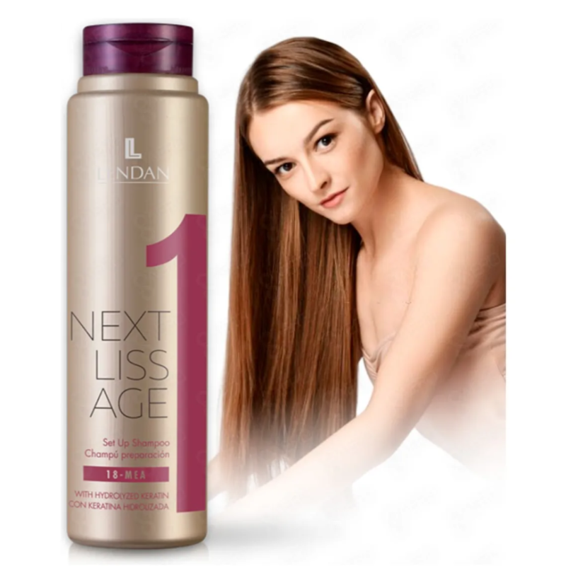 Шампунь для випрямлення волосся Next Liss Age Set Up Shampoo Lendan 300 мл