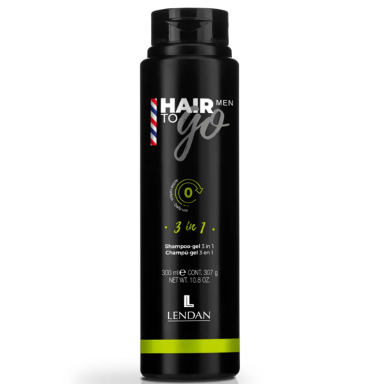 Засіб 3 в 1 для чоловіків Hair To Go Men Shampoo Gel Lendan 300 мл
