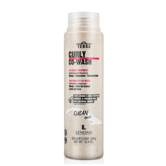 Увлажняющий шампунь для очищения волос Terra Curly Co-Wash Shampoo Lendan 300 мл