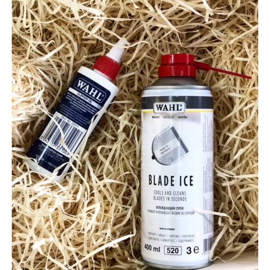 Аерозоль-спрей для догляду за ножами машинок та тримерів Wahl Blade Ice 400 мл