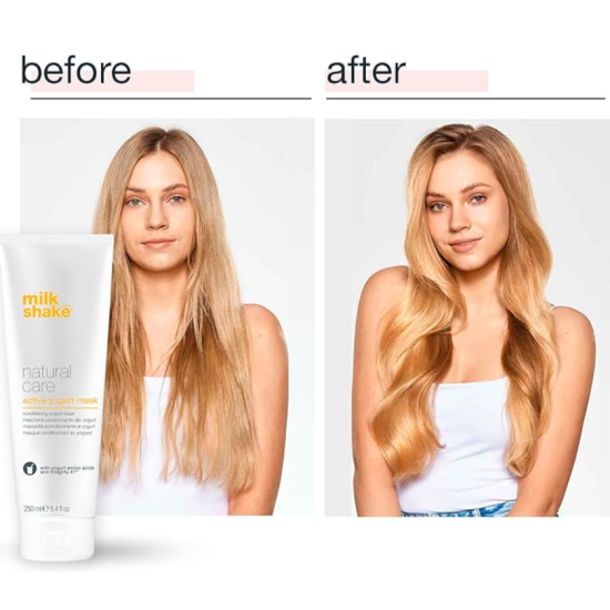 Маска живильна для волосся на основі йогурту Active Yogurt Mask Milk Shake 