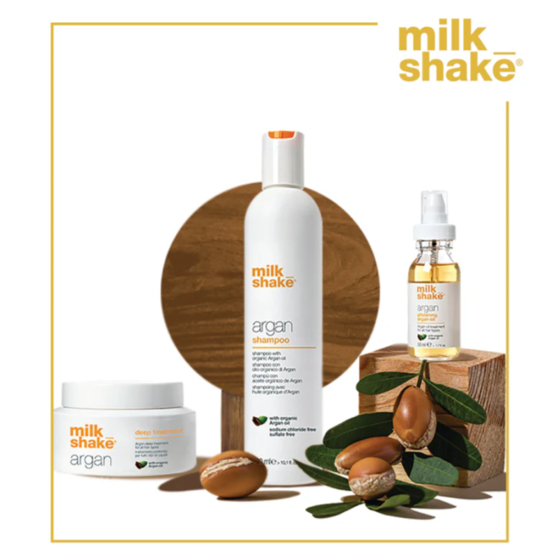 Шампунь з аргановою олією для всіх типів волосся Argan Shampoo Milk Shake 