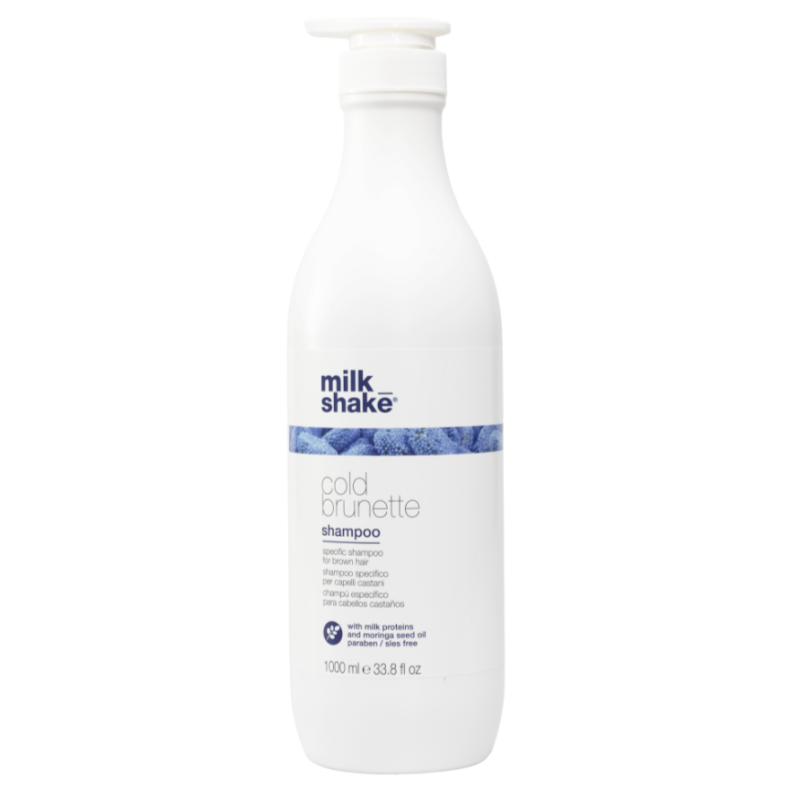 Шампунь для брюнеток із синім пігментом Cold Brunette Shampoo Milk Shake 