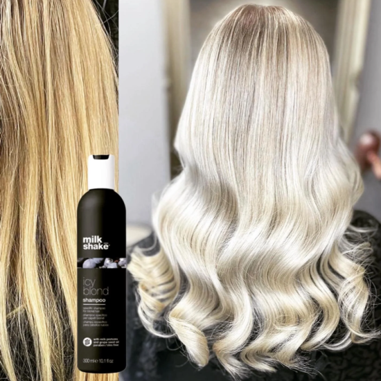 Шампунь для светлых и платиновых блондинок Icy Blond Shampoo Milk Shake 