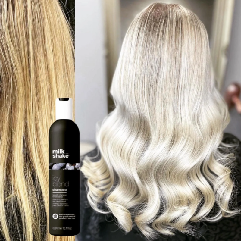 Шампунь для светлых и платиновых блондинок Icy Blond Shampoo Milk Shake 