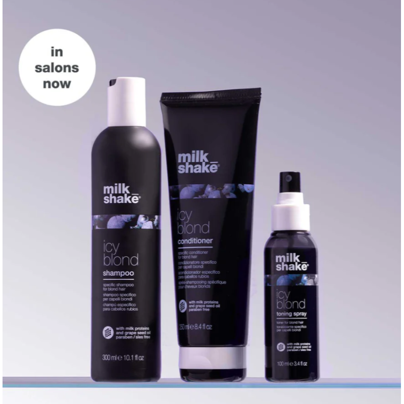 Спрей тонуючий для світлих та платинових блондинок Icy Blond Spray Milk Shake 100 мл 