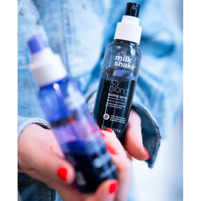 Спрей тонуючий для світлих та платинових блондинок Icy Blond Spray Milk Shake 100 мл 