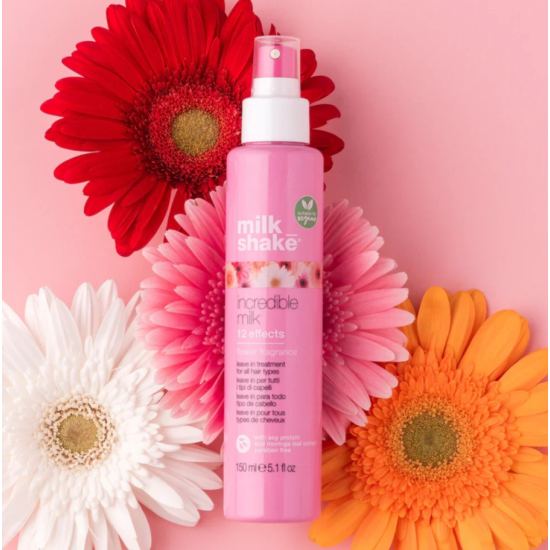 Несмываемое молочко для волос 12 эффектов Incredible Milk Flower Fragrance Milk Shake 150 мл 