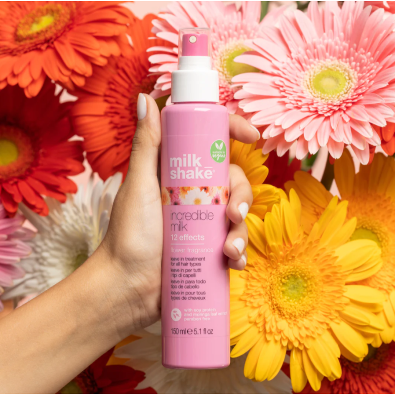 Несмываемое молочко для волос 12 эффектов Incredible Milk Flower Fragrance Milk Shake 150 мл 