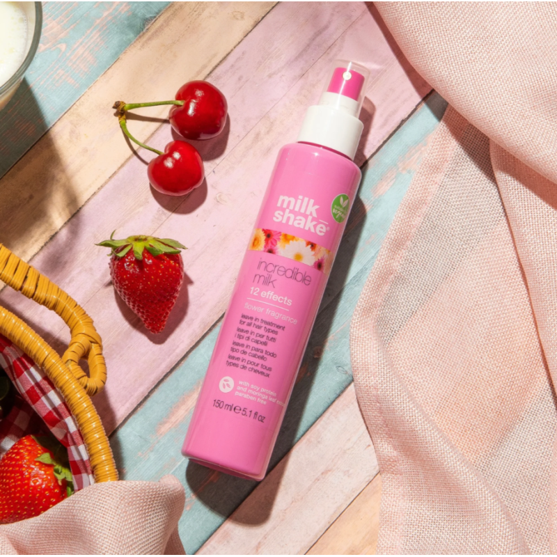Несмываемое молочко для волос 12 эффектов Incredible Milk Flower Fragrance Milk Shake 150 мл 