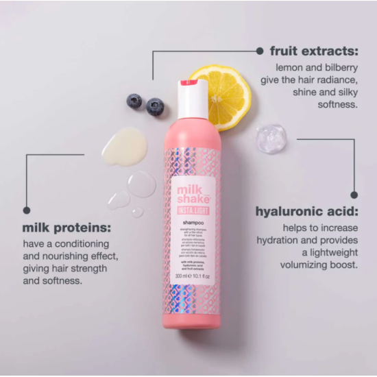 Шампунь для всіх типів волосся Insta.light Shampoo Milk Shake 