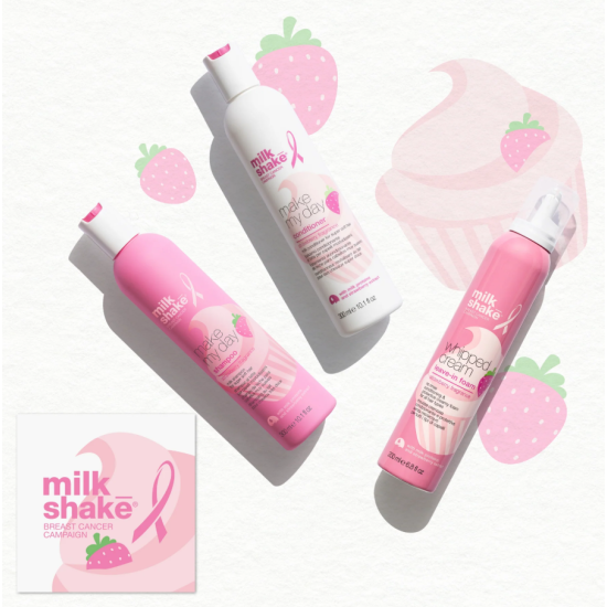 Крем-пінка незмивна Make My Day Leave-In Foam Pink Milk Shake 200 мл 