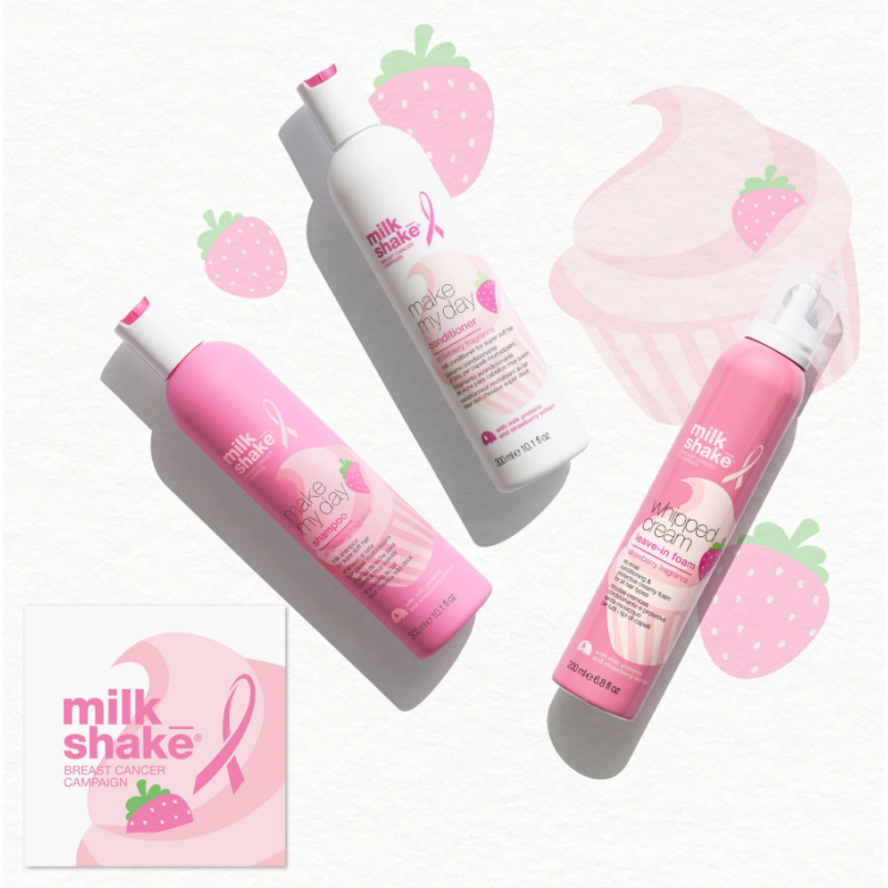 Крем-пінка незмивна Make My Day Leave-In Foam Pink Milk Shake 200 мл 