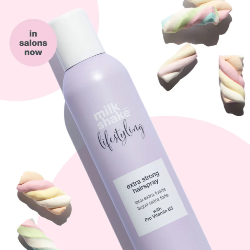 Лак для волосся сильної фіксації Hairspray Lifestyling Milk Shake 500 мл 