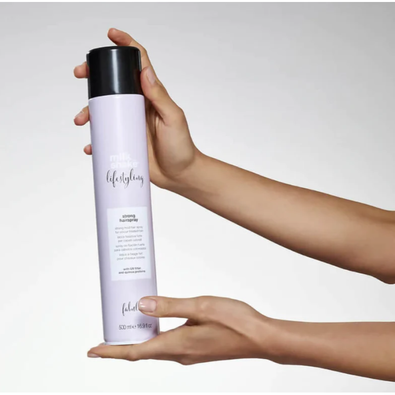 Лак для волосся сильної фіксації Hairspray Lifestyling Milk Shake 500 мл 