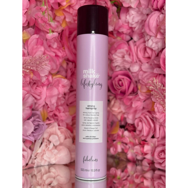 Лак для волосся сильної фіксації Hairspray Lifestyling Milk Shake 500 мл 