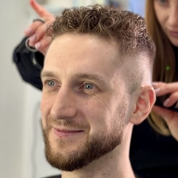 Завивка на вьющийся волос