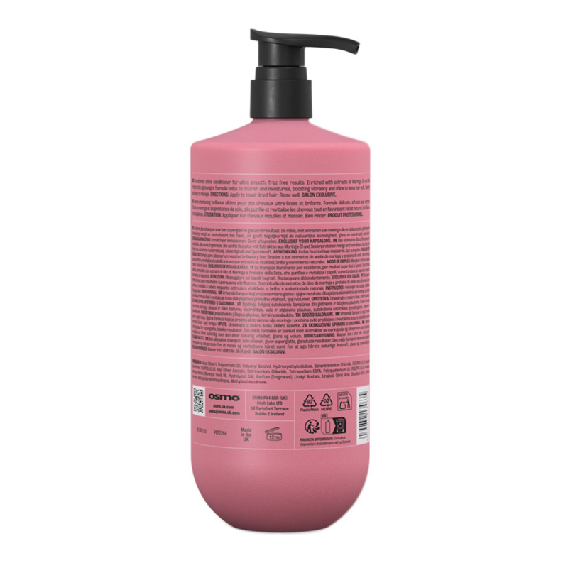 Кондиціонер для розгладження та блиску волосся Blinding Shine New Osmo 1000 мл