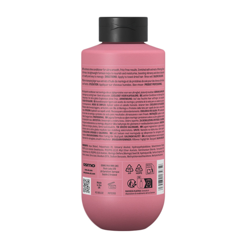 Кондиціонер для розгладження та блиску волосся Blinding Shine New Osmo 400 мл