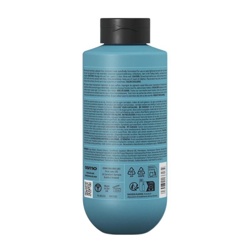 Маска для нейтралізації мідних відтінків волосся Super Cool New Osmo 400 мл