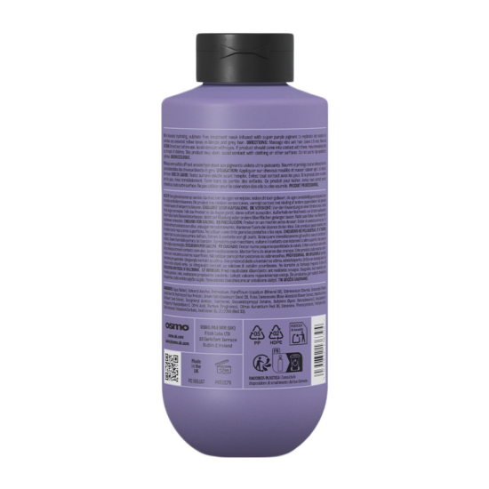 Маска проти жовтизни пофарбованого світлого та натурального волосся Super Silver New Osmo 400 мл