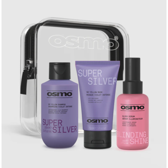 Маска проти жовтизни пофарбованого світлого та натурального волосся Super Silver New Osmo 400 мл