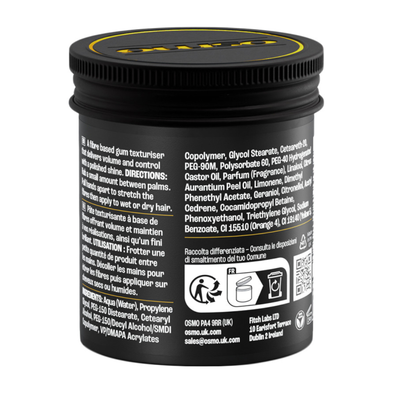 Паста волокнистая для укладки волос Fibre Paste New Osmo 100 мл