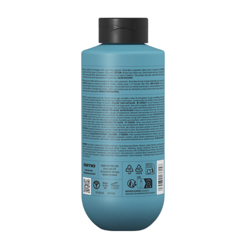 Шампунь для нейтрализации медных оттенков волос Super Cool New Osmo 400 мл