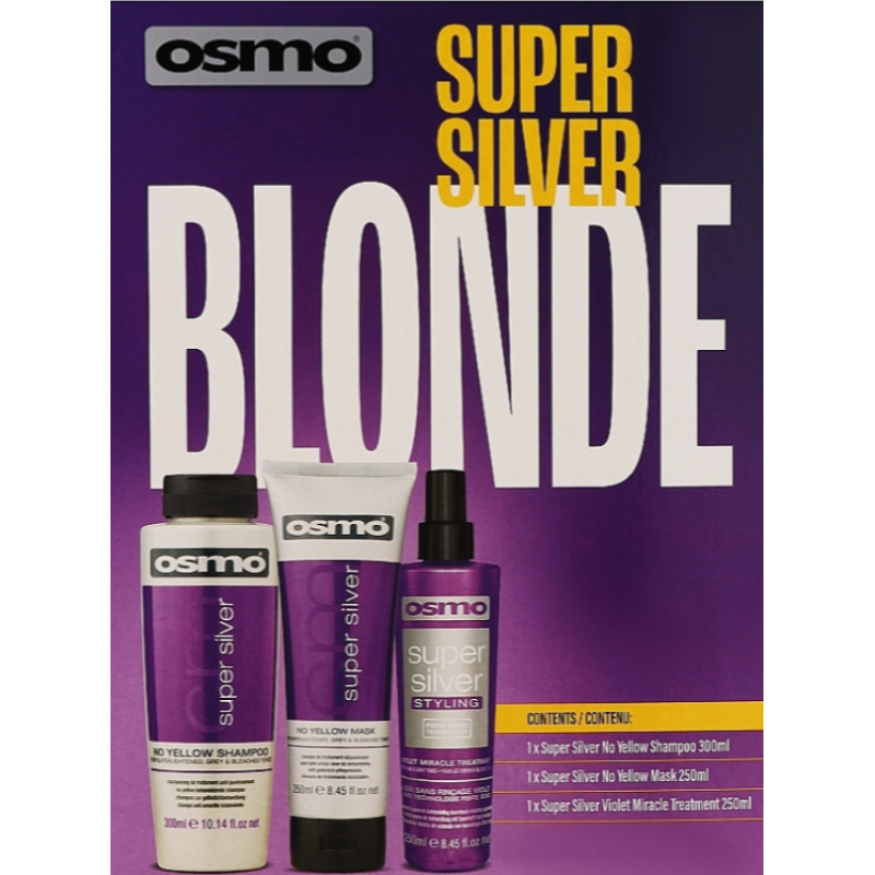 Засіб для відновлення освітленого та сивого волосся Super Silver Osmo 250 мл Засіб для відновлення освітленого та сивого волосся Super Silver Osmo 250 мл