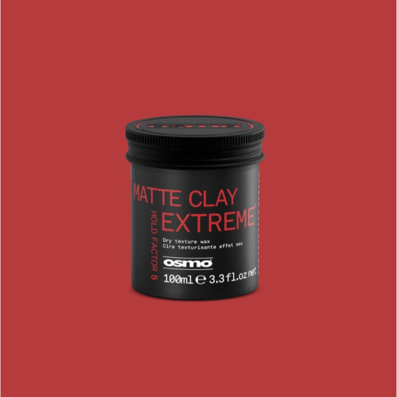 Воск матовый экстра сильной фиксации для укладки волос Matte Clay Extreme New Osmo 100 мл