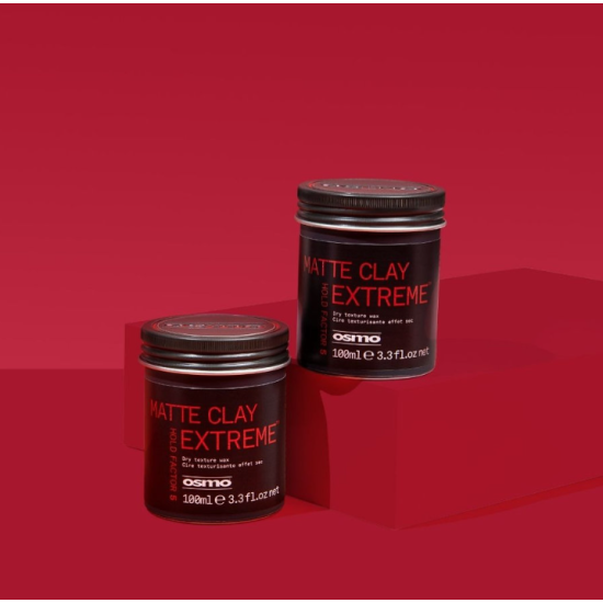 Воск матовый экстра сильной фиксации для укладки волос Matte Clay Extreme New Osmo 100 мл