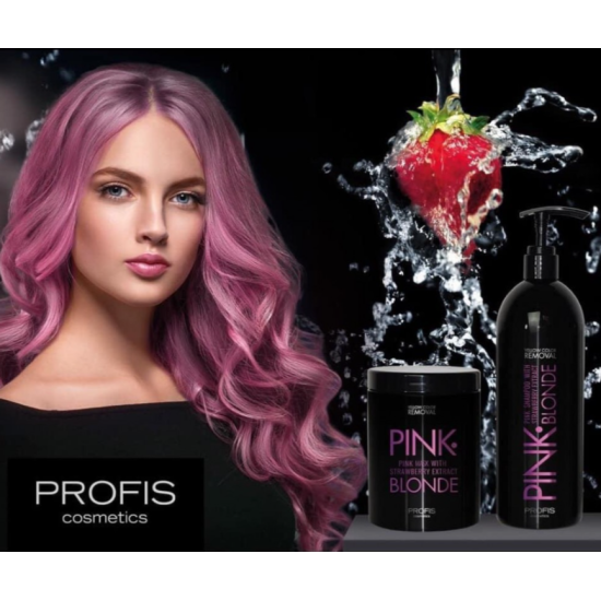 Маска рожева з екстрактом полуниці Pink Blond Profis 1000 мл