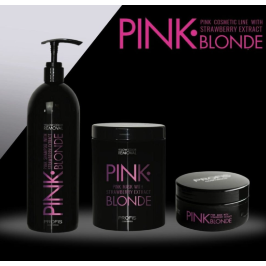 Шампунь рожевий з екстрактом полуниці Pink Blond Profis 1000 мл
