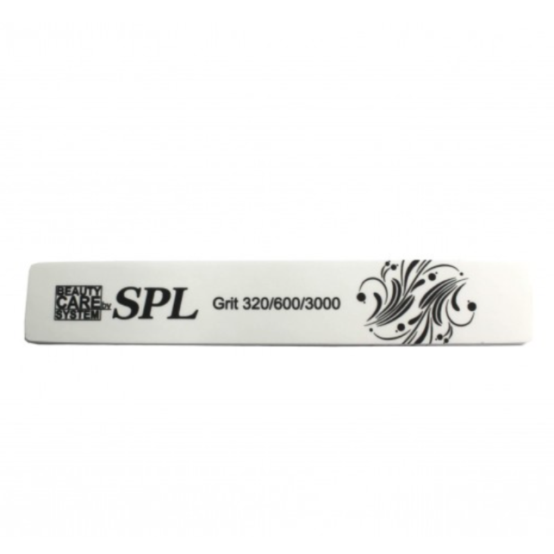 Пилочка для полірування нігтів 3-стороння 320/600/3000 54-616 SPL