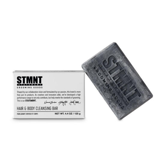 Очищувальне мило для тіла та волосся Hair Body Cleansing Bar Grooming Goods STMNT 125 гр