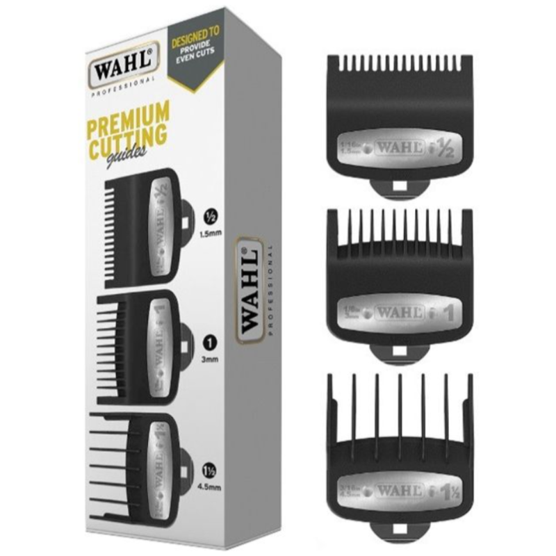 Набор насадок Wahl Premium 3 Pack 1,5, 3, 4,5 мм 03354-5001