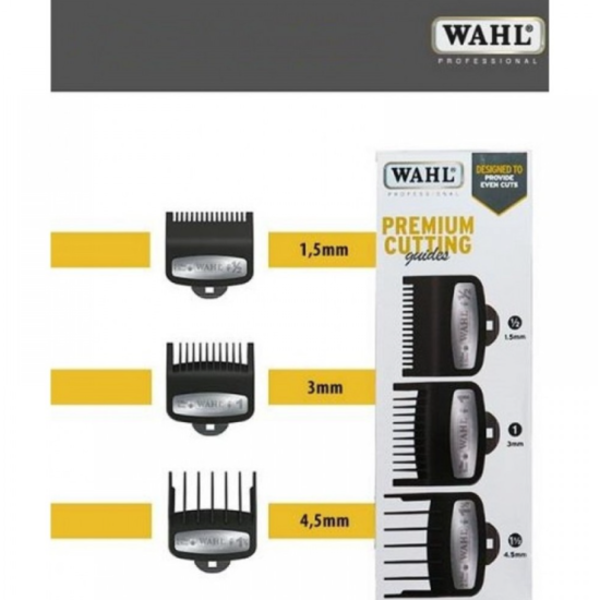 Набор насадок Wahl Premium 3 Pack 1,5, 3, 4,5 мм 03354-5001